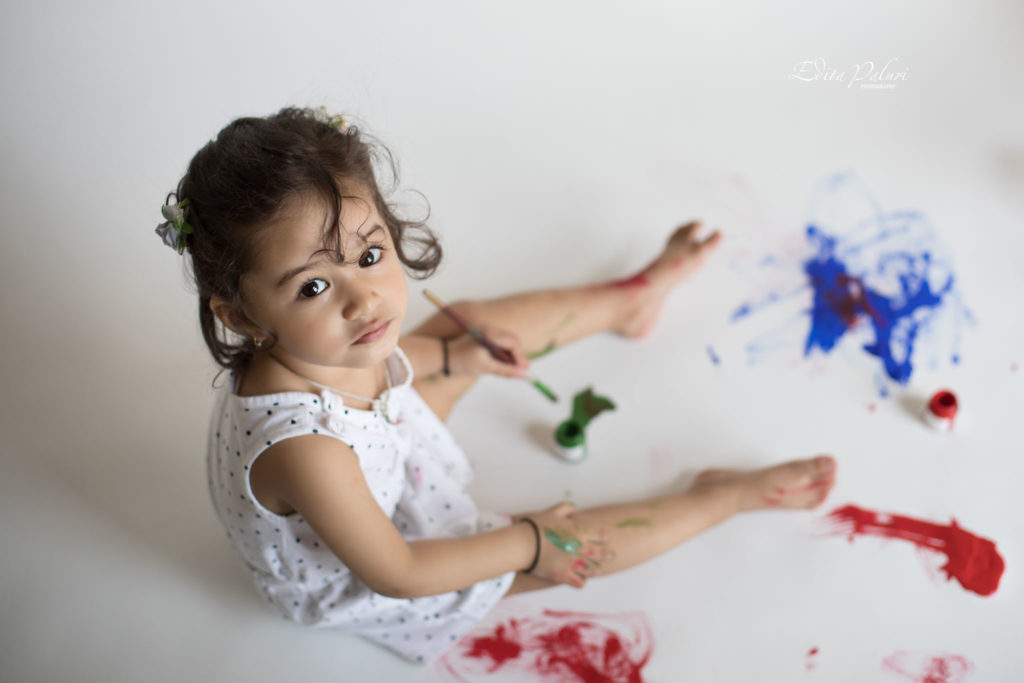 Kids love to do paint smashing