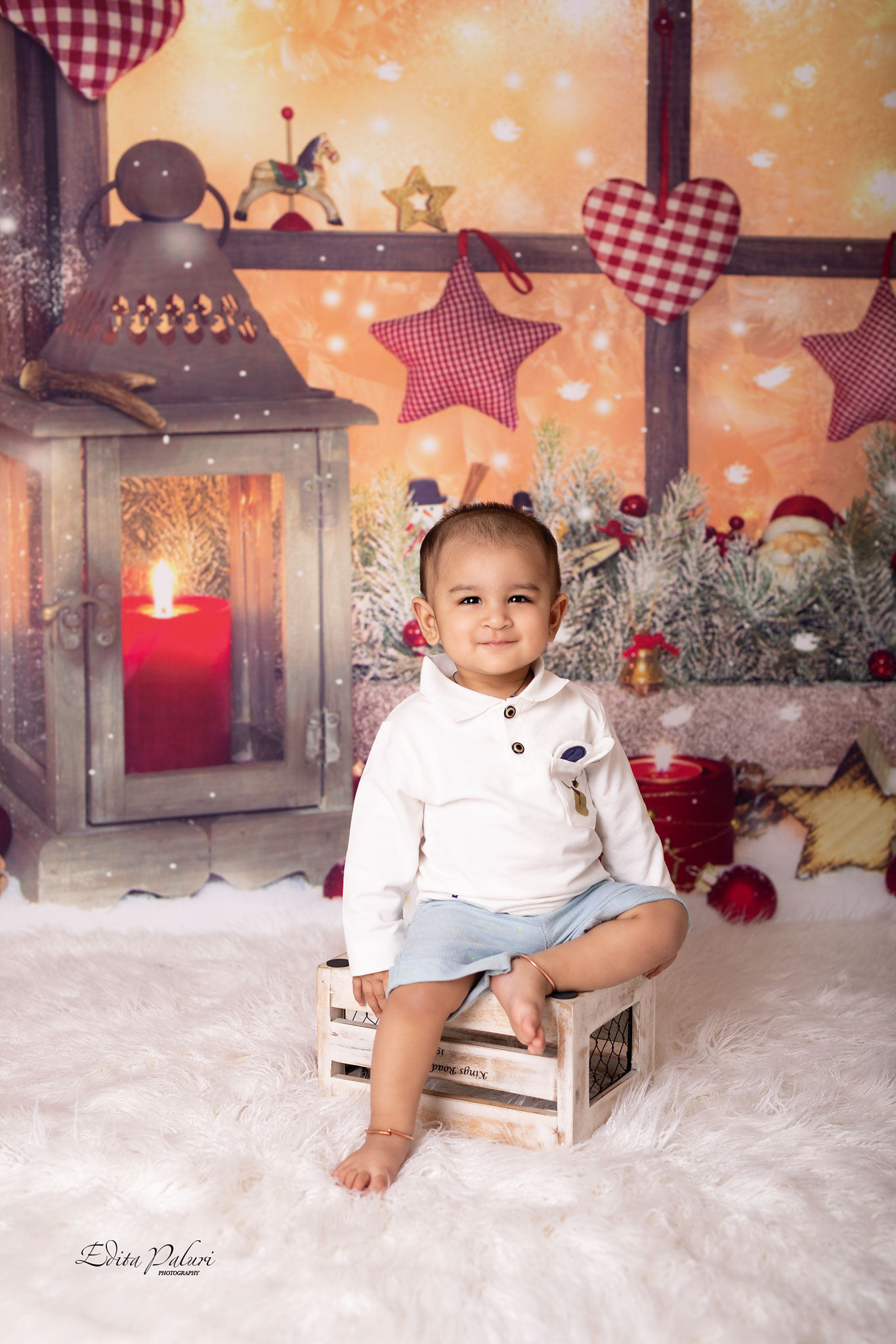 Baby photo shoot Christmas Pune