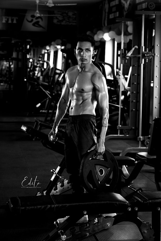 Transformation photo shoot with fitness coach Aditya Nikam